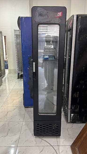 soydclar: - Şüşə vitrinli, tək qapılı kommersiya soyuducuları - Həcmlər: 50 — 10