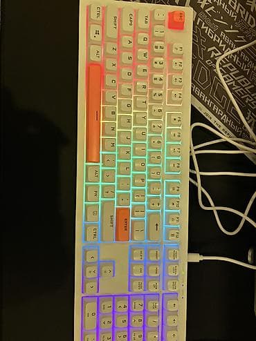 monster notebook qiyməti: RGB işıqlanmalı kompüter klaviaturası - Tam ölçülü (nümerik bloklu) — 3