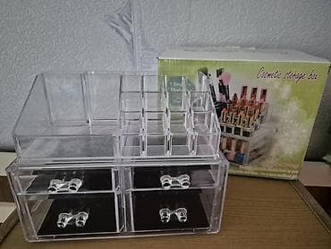 cekme: Akrilik kosmetik təşkilatçı - Material: şəffaf akril/plastik - Üst — 2