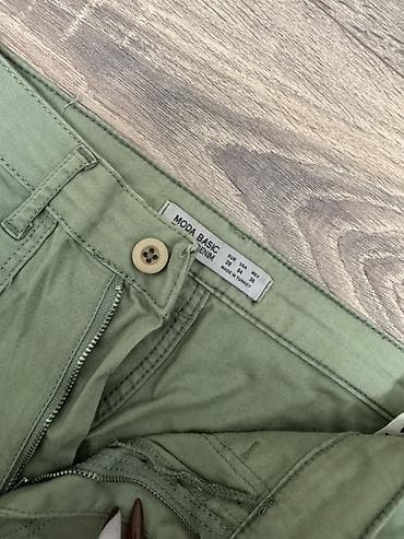 Джинсы: Комбат Мужские брюки, цвет - Зеленый — 3