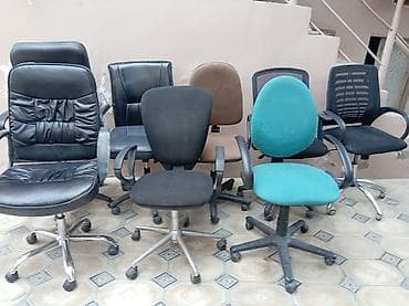 tek kreslo: İşlənmiş, Təkərli, Qolları tənzimlənir, Vеlur parça — 8