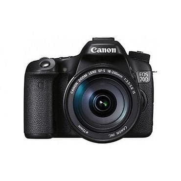 Canon EOS 70D DSLR fotoaparat 18-135 - Sensor: 20.2 MP APS‑C CMOS - — 1