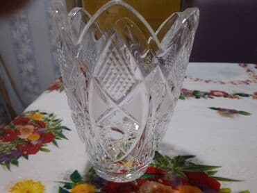 ev eşyalari: Kolleksiya şüşə qablar dəsti - Klassik kəsimli uzun qədəhlər – 6 — 7