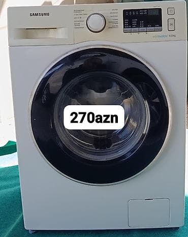 maşin ucun kamera: Samsung paltaryuyan maşın – EcoBubble, 6.0 kq - Ön yükləməli model - — 1