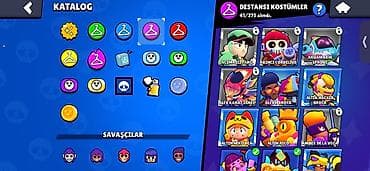 drag nano: Brawl Stars oyun hesabı - Kupa: 26,841 (ən yüksək 26,859), Liga: II - — 6