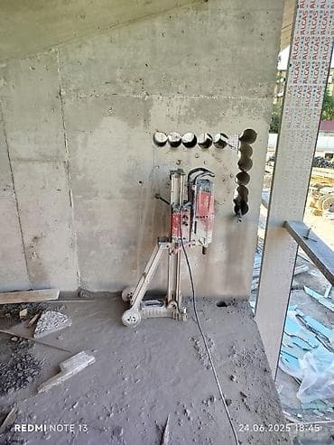 Услуги по строительству и ремонту: Beton kəsimi və almazla deşmə xidməti - Armaturlu beton, dəmir-beton — 6