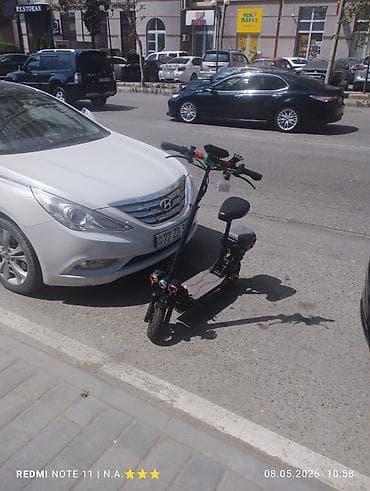 Elektrik nəqliyyatı: Yeni Elektrik samokat 10", 251 - 350 Vt, > 45 km/s, Ödənişli çatdırılma — 3