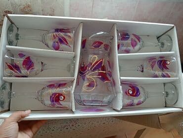 женьшень капсулы для набора веса: Çay dəsti, Şüşə, 6 nəfərlik — 2