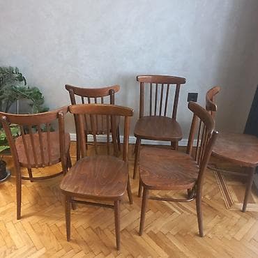 bar stullar: Mətbəx üçün, Qatlanmayan, Stul — 6