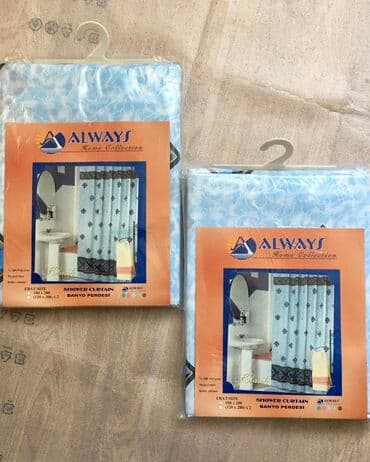 Hamam otağı üçün pərdə Suya davamlı 2 ədəd Ölçüsü:. 180x200 sm lalafo.az -da Hamam otağı üçün pərdə Suya davamlı 2 ədəd Ölçüsü:. 180x200 sm