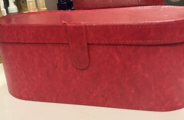 airbuds qiymeti: Qırmızı rəngli çoxfunksiyalı saç ukladka seti (temudaki qiymətindən — 2