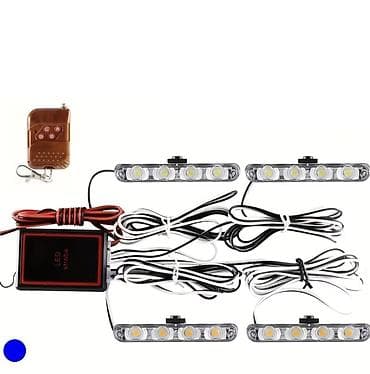 keçi: Avtomobil üçün LED strobe işıq dəsti – uzaqdan idarəetmə ilə Məhsulun — 3