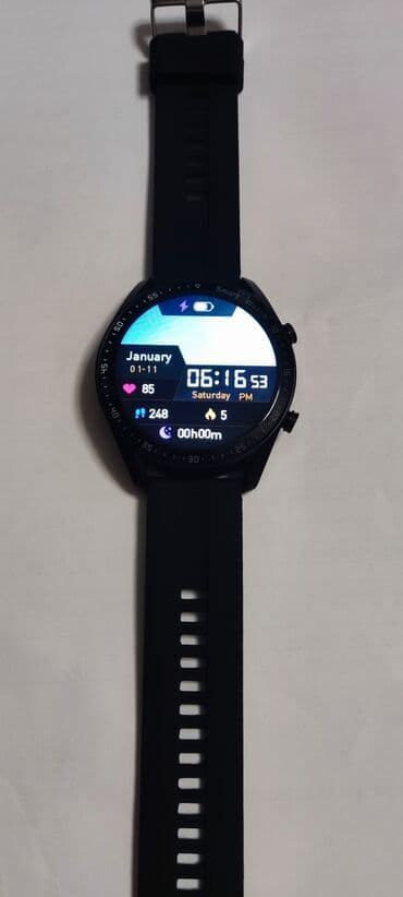 qazlı su aparatı: Yeni, Smart saat, Sensor ekran, rəng - Qara — 5
