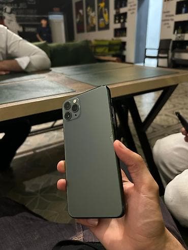 mini pc computer: IPhone 11 Pro Max, 64 GB, Matte Midnight Green, Face ID — 1