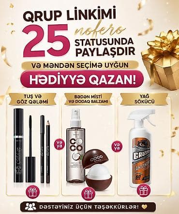 inter tekstil sumqayit: Kampaniya: “Qrup linkimi statusunda 25 nəfərə paylaşdır – məndən — 1