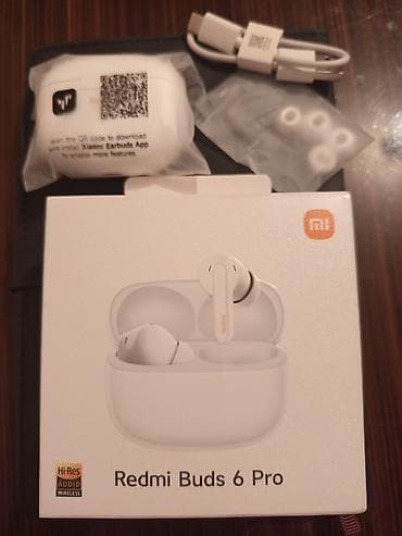 Yeni Simsiz (Bluetooth) Qulaqcıqlar, Xiaomi, rəng - Ağ