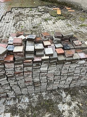 tikinti matriali: Kvadrat beton döşəmə daşları – dekorativ piyada/ həyət örtüyü - — 2