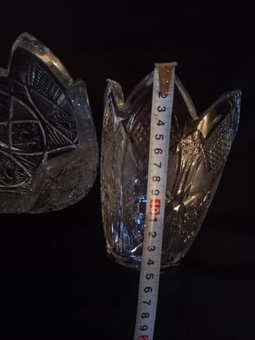 ваза: Набор ваз, Хрусталь — 9