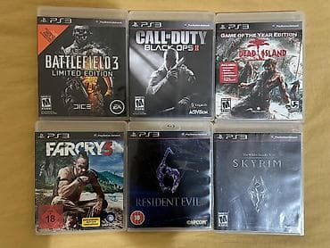 playstation 4 diskləri: Playstation 3 üçün Battlefield 3 (Limited Edition) - 10 azn Call of — 1