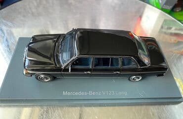 metbex tavan modelleri: Коллекционная модель Mercedes-Benz 240D V123 limousine black 1978 NEO — 15