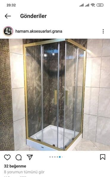 Yeni Üstü qapalı kabina, Künc üçün, Pulsuz çatdırılma lalafo.az -da Yeni Üstü qapalı kabina, Künc üçün, Pulsuz çatdırılma