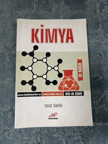 kimya 8 ci sinif pdf yukle: VIII-XI siniflər üçün nəzərdə tutulmuş Kimya test bankı. Təhsil — 1