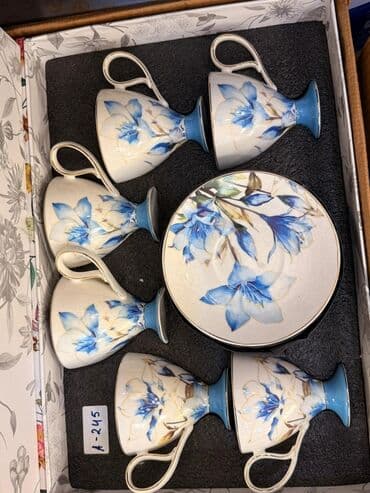 набор художника: Чайный набор, цвет - Белый, Фарфор, 6 персон — 5