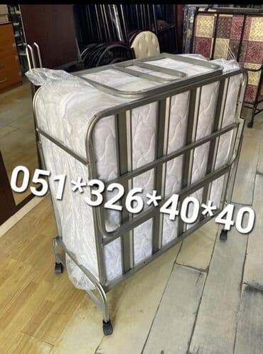 купить раскладушку в баку: Новый, Раскладушка с матрасом — 15