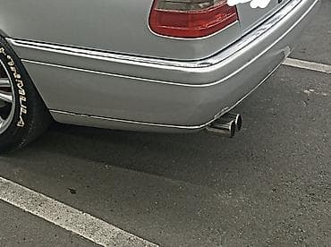Nəqliyyat: Mercedes-Benz W140 üçün arxa bamper xrom moldinq dəsti - Model — 1