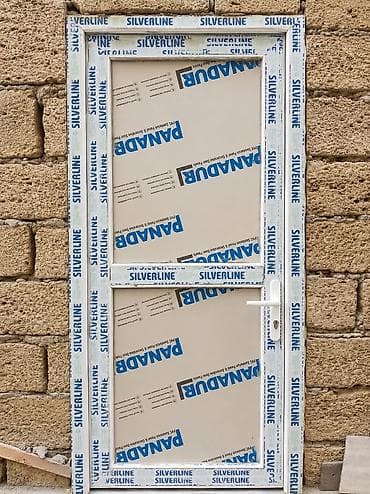 PVC qapı – “Silverline” profili, ağ rəng - Material: PVC profil — 2