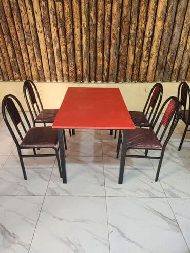 mətbəx ucun stol stullar: Mətbəx üçün, Yeni, Açılmayan, Kvadrat masa, 4 stul — 19