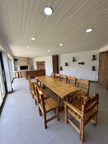 композитные бассейны в баку: Hovuz olan həyət evi. Ərazidə istirahət üçün günəş çarpayıları, stol — 12