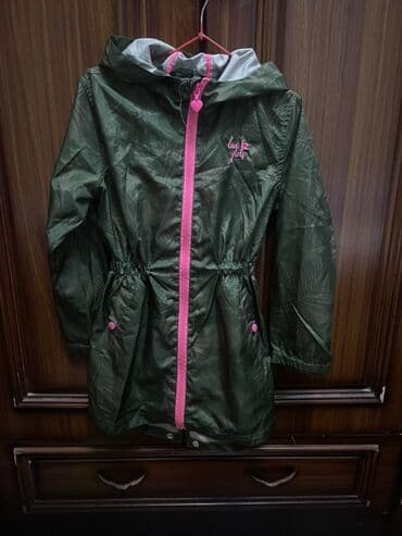 Другие детские вещи: Qız uşaqları üçün yüngül yağmurluq/kurtka - Rəng: zeytun-yaşıl — 1