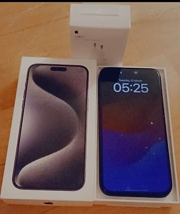 iphone 10 s: Iphone 15 pro max.Yaddaş 512GB.pil 87.Rəng titanium.Əla — 1
