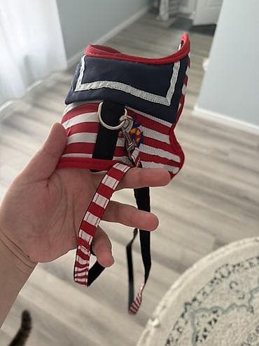 it üçün kemer: Dənizçi dizaynlı it üçün gövdə bağlamalı qoşqu və kəmər dəsti Razmer S — 8