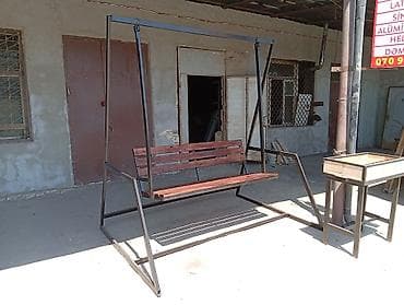 Скамья-качели, Без зонтика, Металл — 4