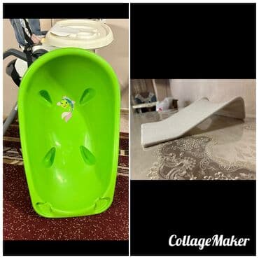 аксессуары для кукол baby born (беби борн): Uşaq üçün komplekt aksesuarlar 1) Yüksək yemək stulu - Təkərləri və — 3