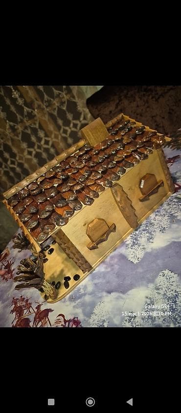 taxta ucuz: Fiqur, Taxta, rəng - Qəhvəyi — 2