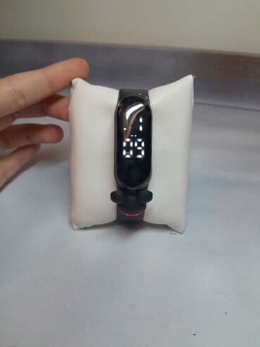 ucuz ağıllı saatlar: Yeni, Smart qolbaq, Sensor ekran, rəng - Qara — 1