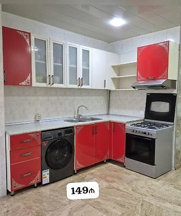 kuxna dolabı: 149₼ mətbəx mebeli aspirator moyka verilir ölçü bilinmir Sumqayıt 8110 — 1
