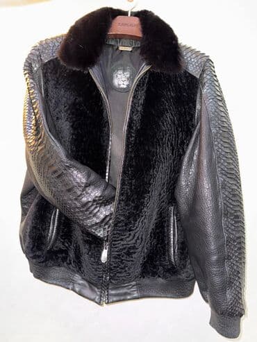 Pencəklər: Kurtka, Dəri, Qış, 2XL — 4