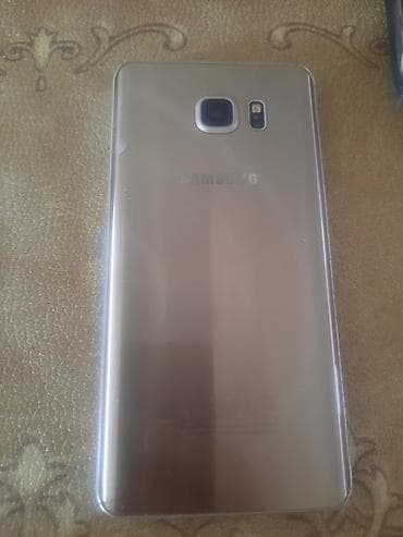 iphone 5s telefon: Samsung Galaxy Note 5, rəng - Qızılı — 2