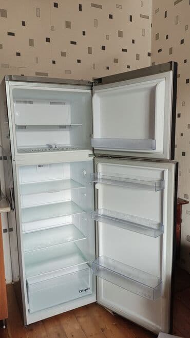 Yeni 2 qapılı Beko Soyuducu Satılır, rəng - Gümüşü