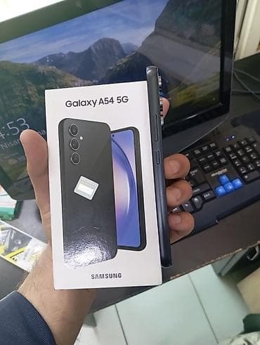 modio m19 tablet: Samsung Galaxy A54 5G, 256 GB, rəng - Qara, İki sim kartlı — 3