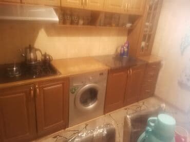 Sifarişlə mebel: Mətbəx mebeli dəsti - Klassik dizaynlı, taxta fakturalı asma və alt — 2