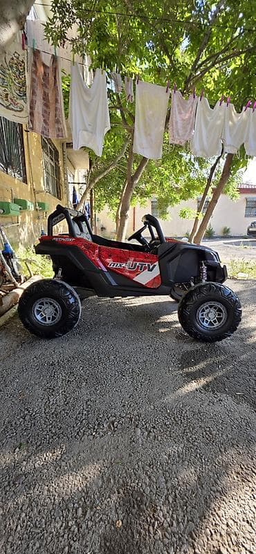 детские вещи на 9 лет: Uşaq elektro UTV buggy - Model üzərində “mx-UTV” və “2000” işarələri — 3