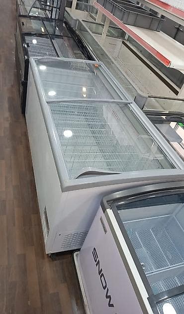 Mağaza/supermarket üçün üfüqi dondurucu vitrin - Şüşə sürgülü qapaq