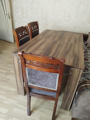 Qonaq otağı üçün, Yeni, Açılan, Dördbucaq masa, 4 stul lalafo.az -da Qonaq otağı üçün, Yeni, Açılan, Dördbucaq masa, 4 stul