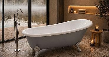 hamam ucun vannalar: Yeni Vanna, Akril, Pulsuz çatdırılma — 5