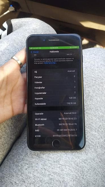 intel core i7: IPhone 7 Plus, 128 GB, Qara, Barmaq izi — 4